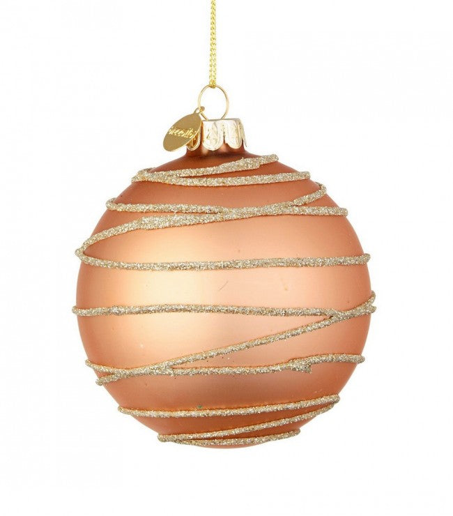 12x Sfera Vt Glam Oro Rosa D80