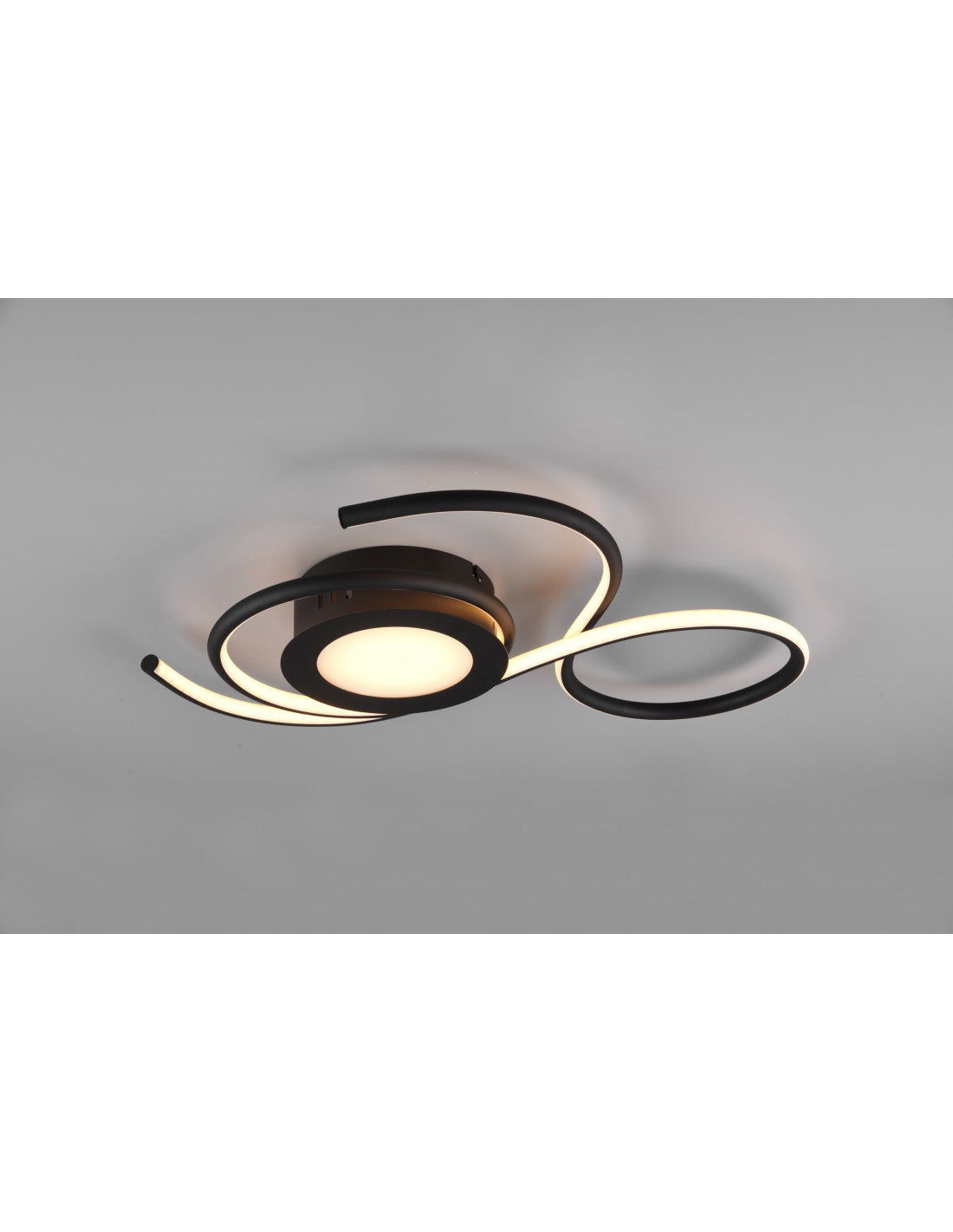 Applique Plafoniera Nera Design Moderno Led Dimmer Jive Trio Lighting