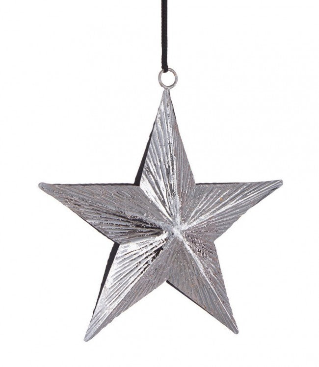 6x Pendaglio Komal Stella Argento 15X15H