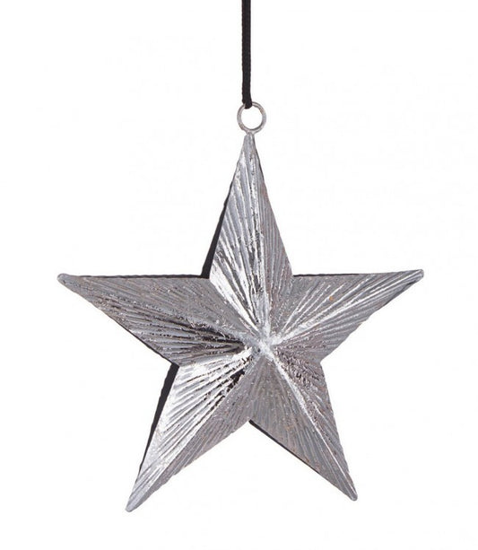 6x Pendaglio Komal Stella Argento 15X15H