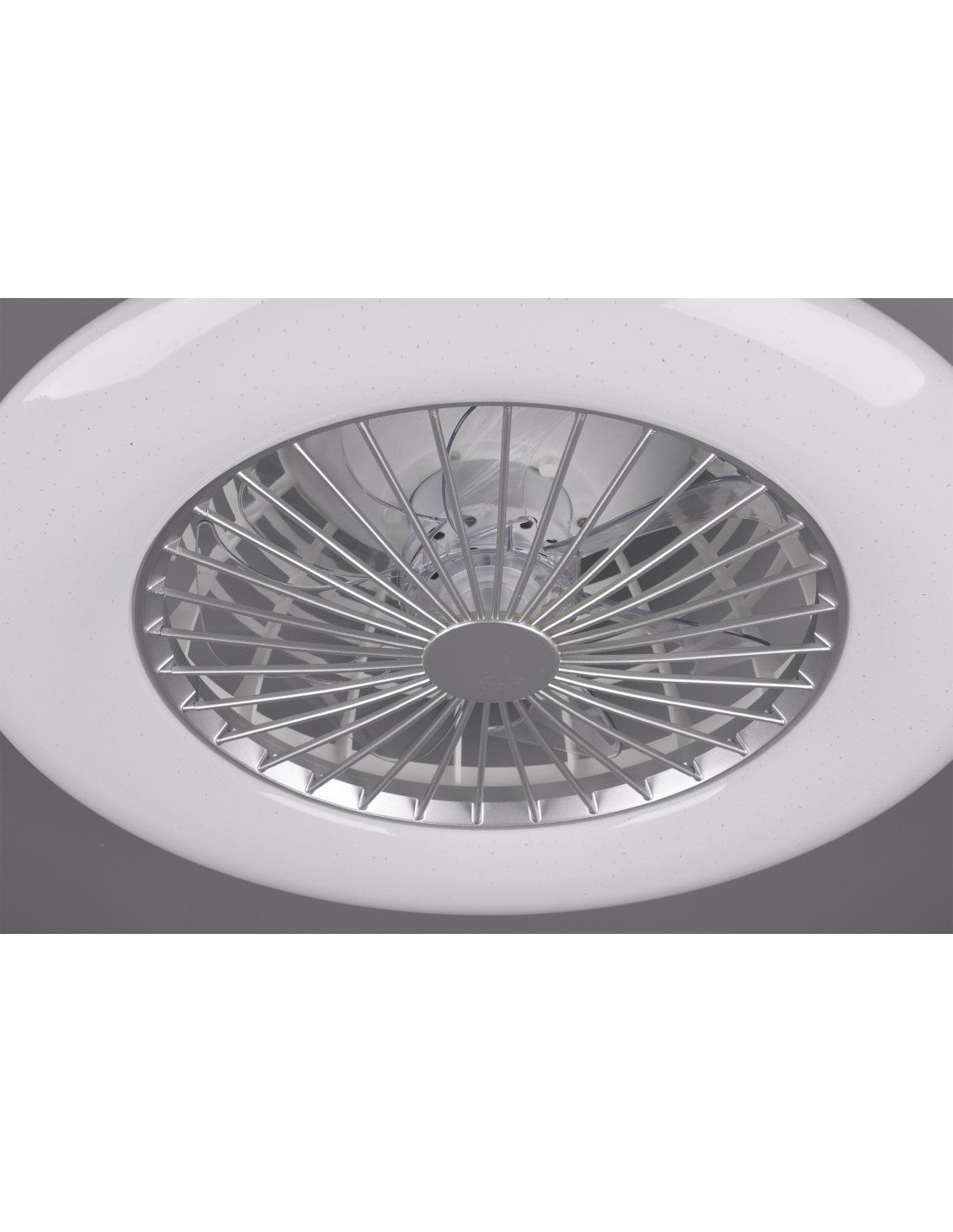 Ventilatore Lampadario Led Dimmerabile Stralsund Alluminio Trio Lighting