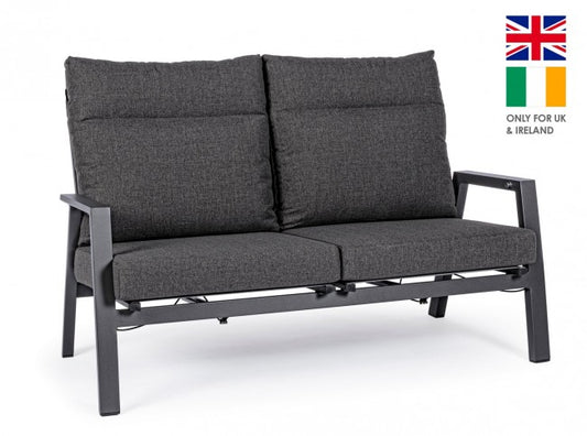 Divano 2P Recl C-C Kledi Antrac Jx55-Uk