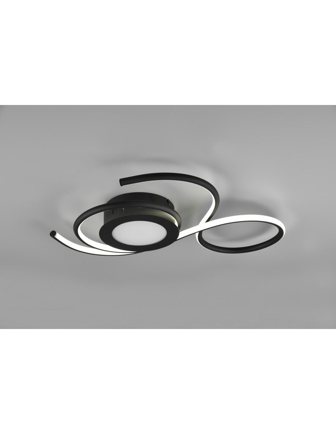 Applique Plafoniera Nera Design Moderno Led Dimmer Jive Trio Lighting