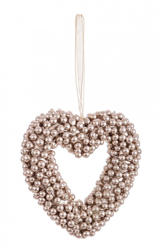 12x Pendaglio Everly Cuore Champagne