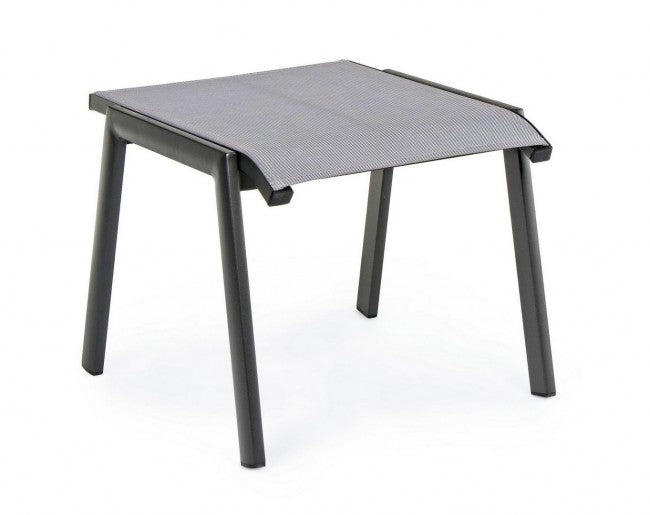 Poggiapiedi arredo giardino alluminio antracite Cruise cm 53 x 51 x 44