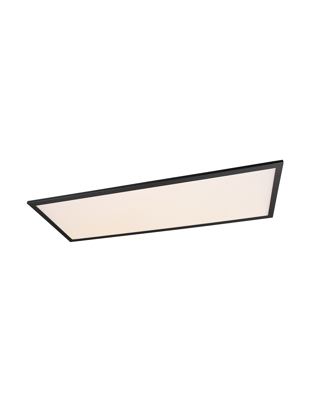 Plafoniera Applique Moderna Led Dimmer 34w Alpha Nero Trio Lighting