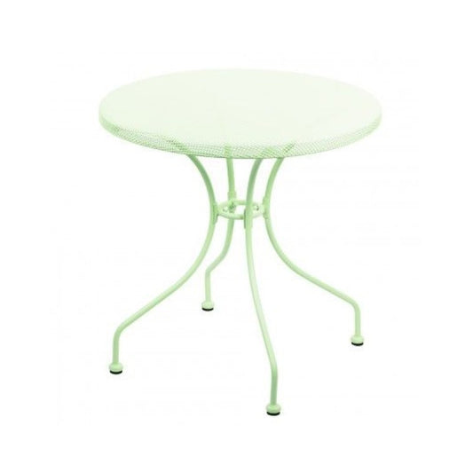 Tavolo per esterno in ferro battuto rotondo Verde NETTY diametro 70x h71 cm