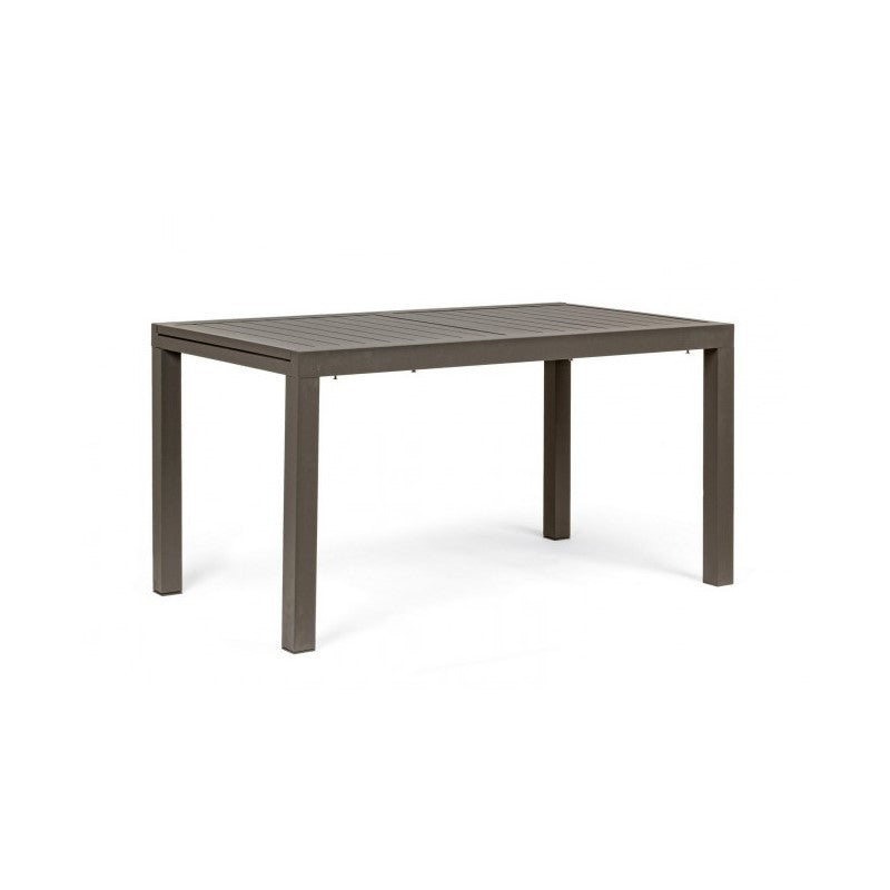 Tavolo per esterno allungabile in alluminio Caffè HILDE YK14 140-210x77x h75 cm