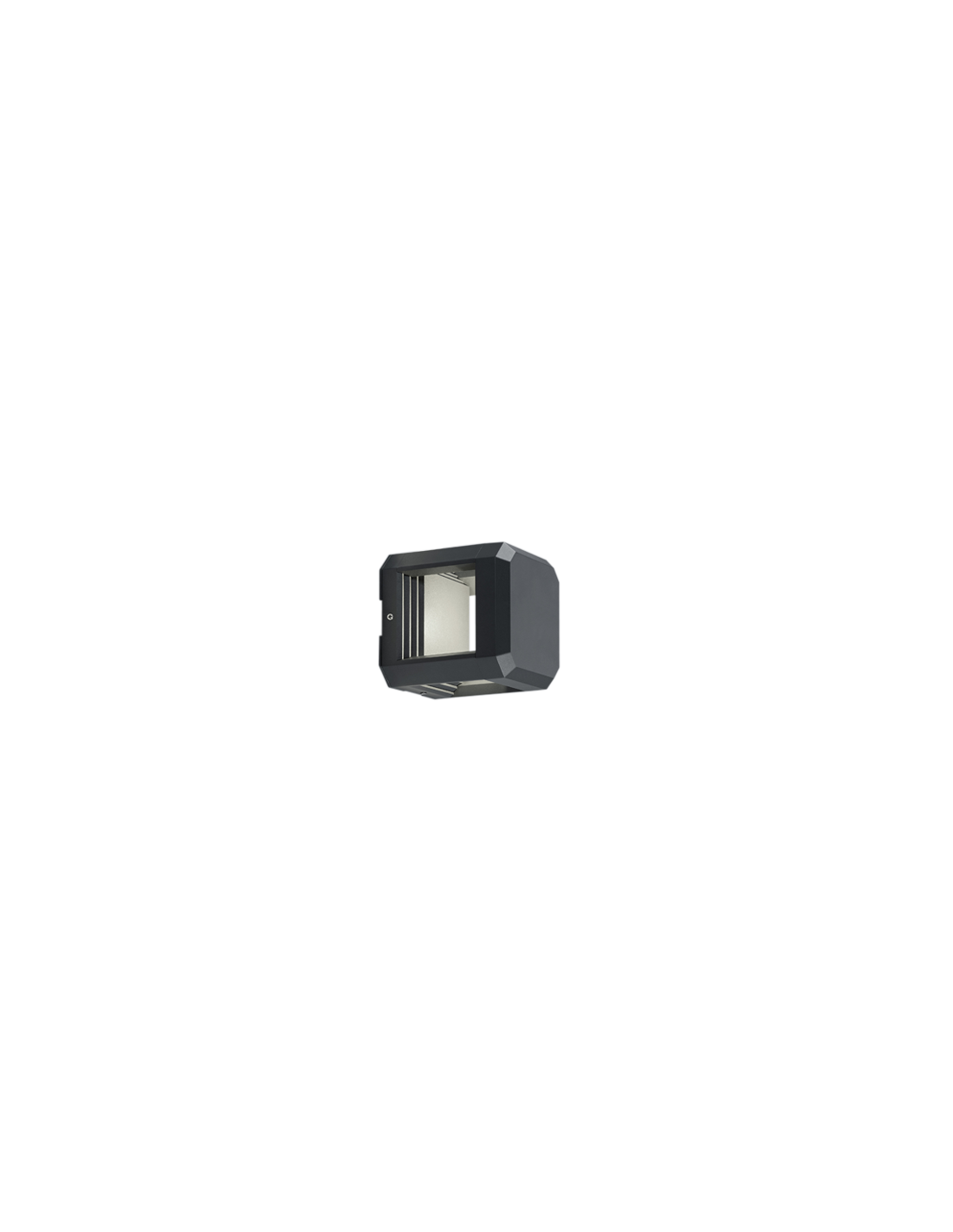 Applique Cubo Led da Esterno Logone Antracite IP65 Trio Lighting