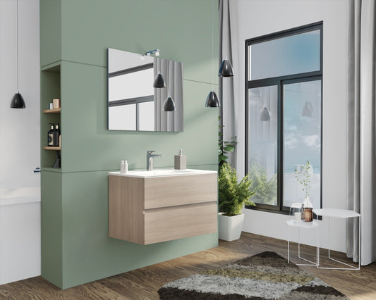 Mobile da Bagno Cm. 80 New Splash Rovere