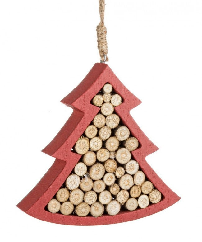12x Pendaglio Chelsea Pino Rosso L