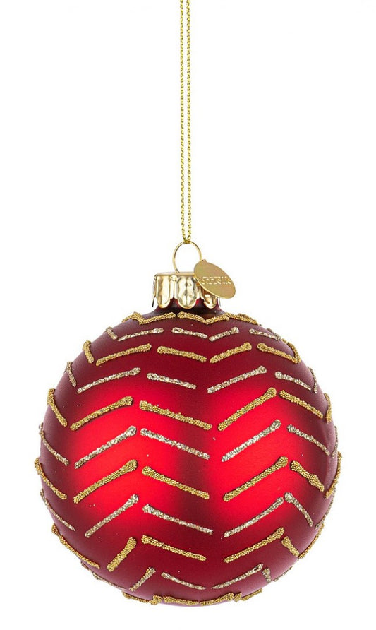 12x Sfera Vt Ines Rosso D80
