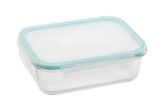Contenitore Rettangolare Con Coperchio Con Sfiato 1,5 Lt Vetro