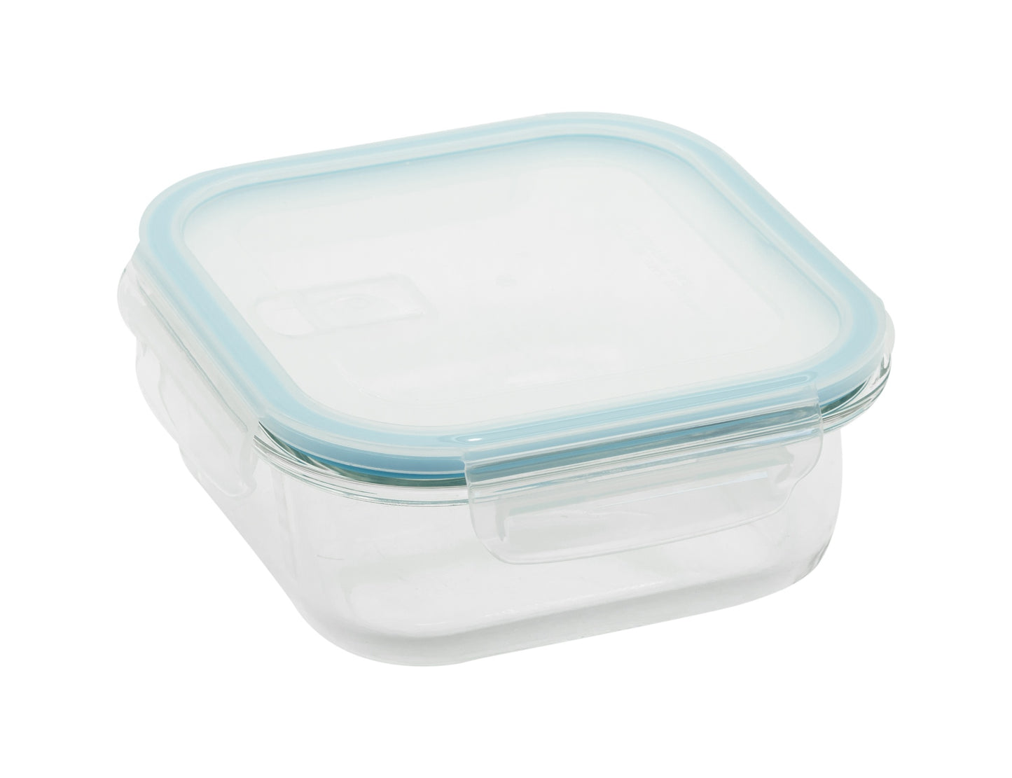 Contenitore Quadrato Con Coperchio Con Sfiato 1,2 Lt Vetro