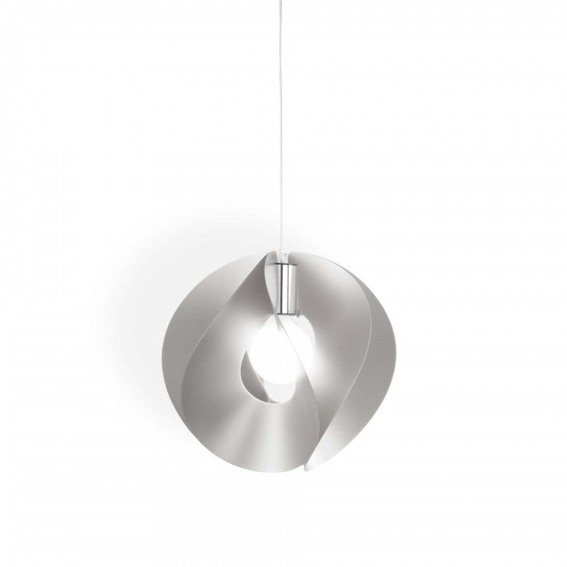 Lampadario a sospensione ATOM Argento diametro 45x h42 cm