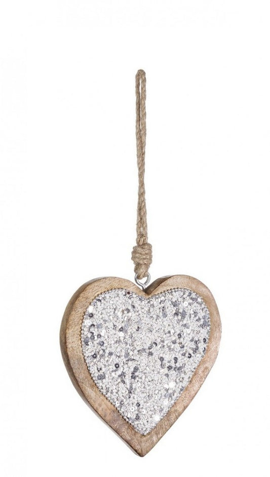6x Pendaglio Fraser Cuore Argento S
