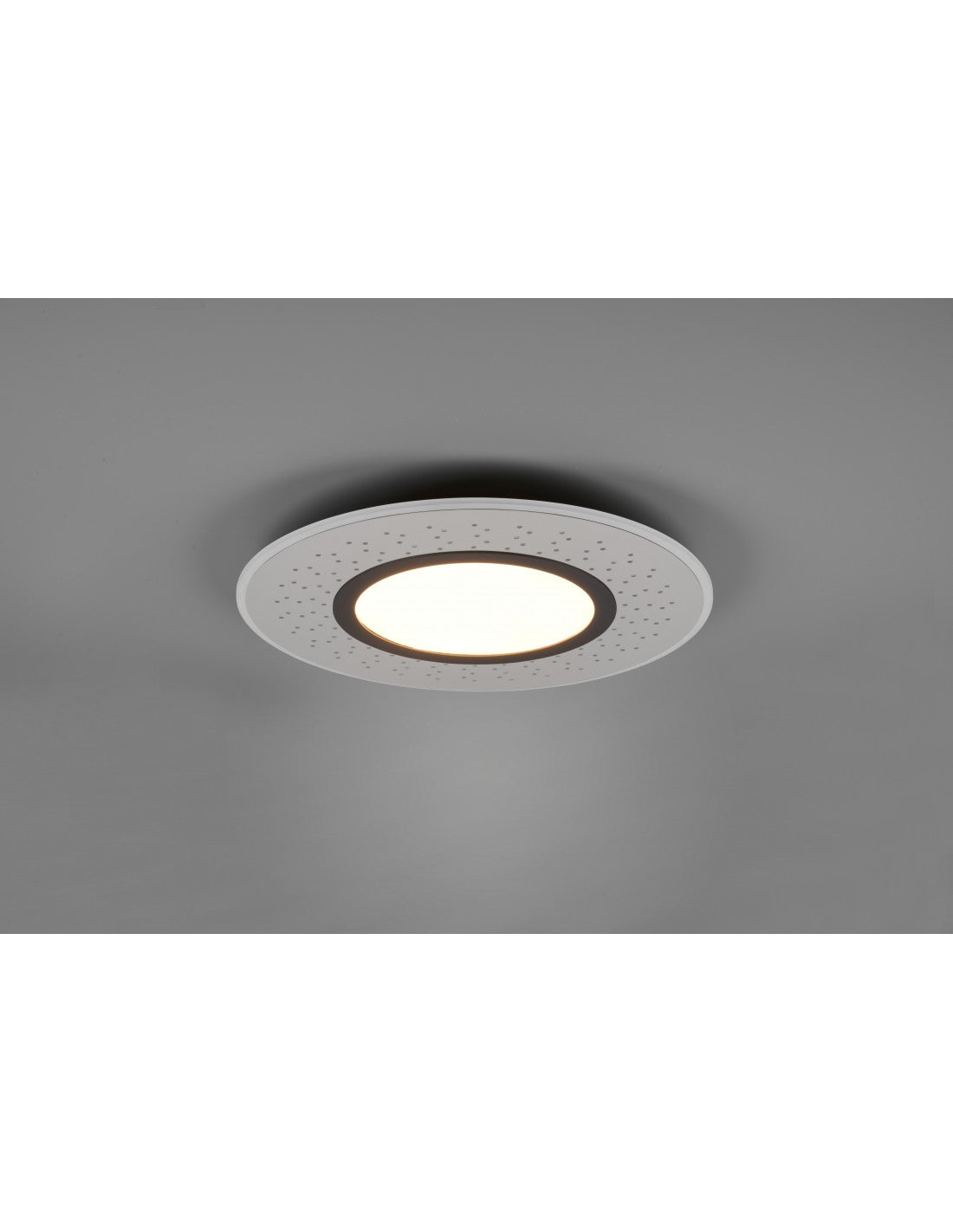 Plafoniera Moderna Verus Nichel Led Dimmer 44w Trio Lighting