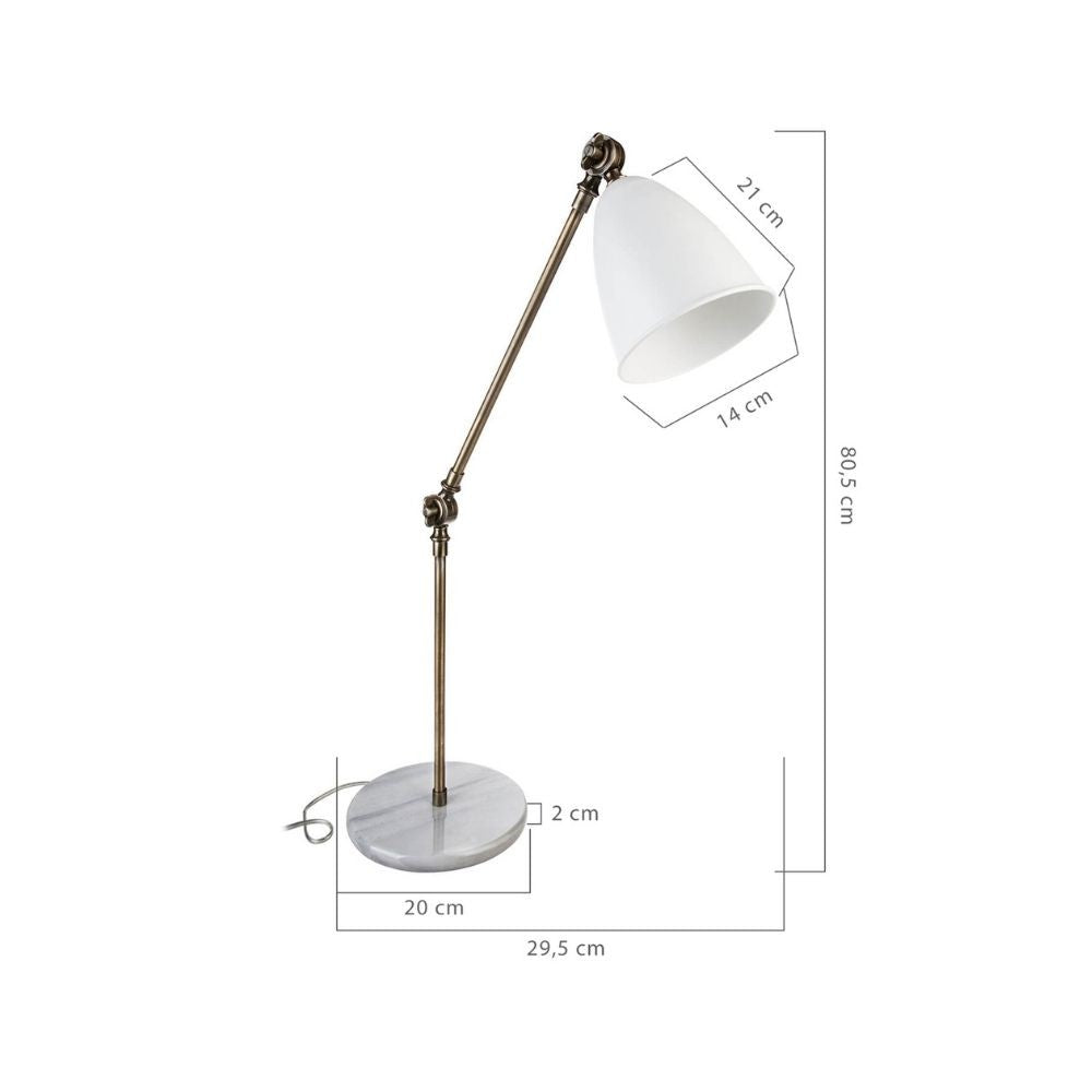 Lampada da scrivania snodabile Konrat ASZ1245 EFFEZ