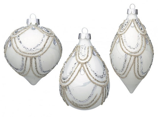 12x Pendaglio Vt Lavish Bianco Ass3