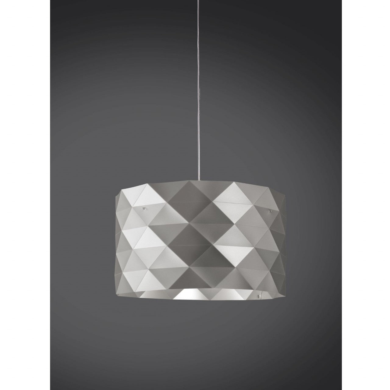 Sospensione 5 Luci Silver in Metallo cromato Cm. 40 x 25 h