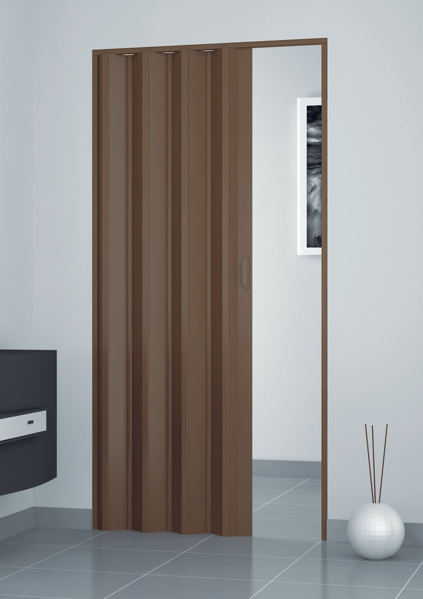 Porta d'arredo interna a soffietto noce - 100x214 cm