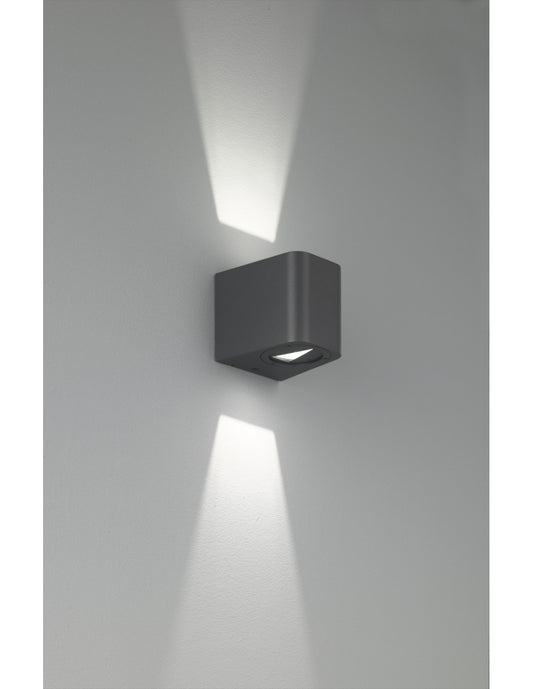 Applique Biemissione Da Esterno Bogota Led IP54 Antracite Trio Lighting
