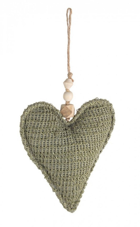 12x Pendaglio Nora Cuore Verde