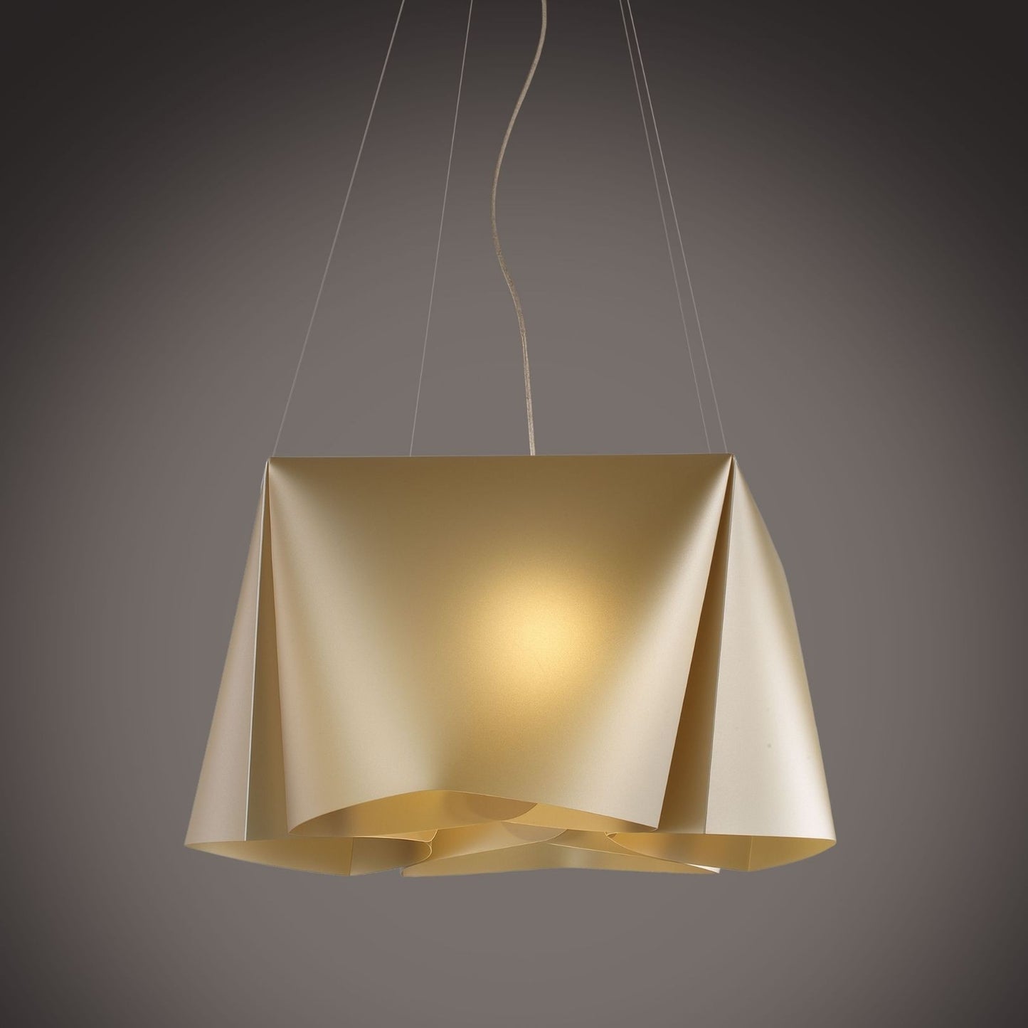 Sospensione New Gold in Metallo Cromato Cm. 59 x 31h