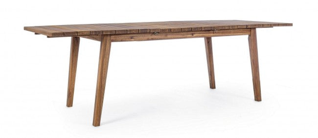 Tavolo per esterno allungabile in legno VARSAVIA 180-240x90x h76 cm