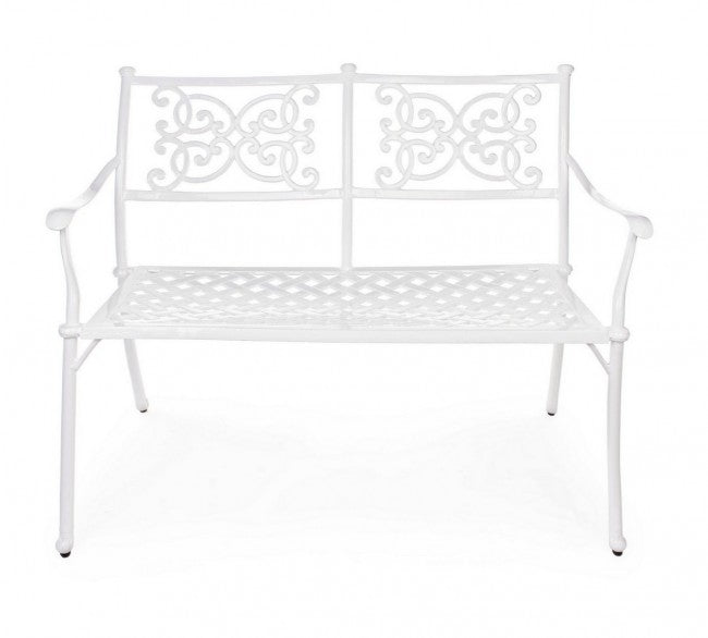 Panca Giglio bianco da esterno cm 110 x 59 x 85 h