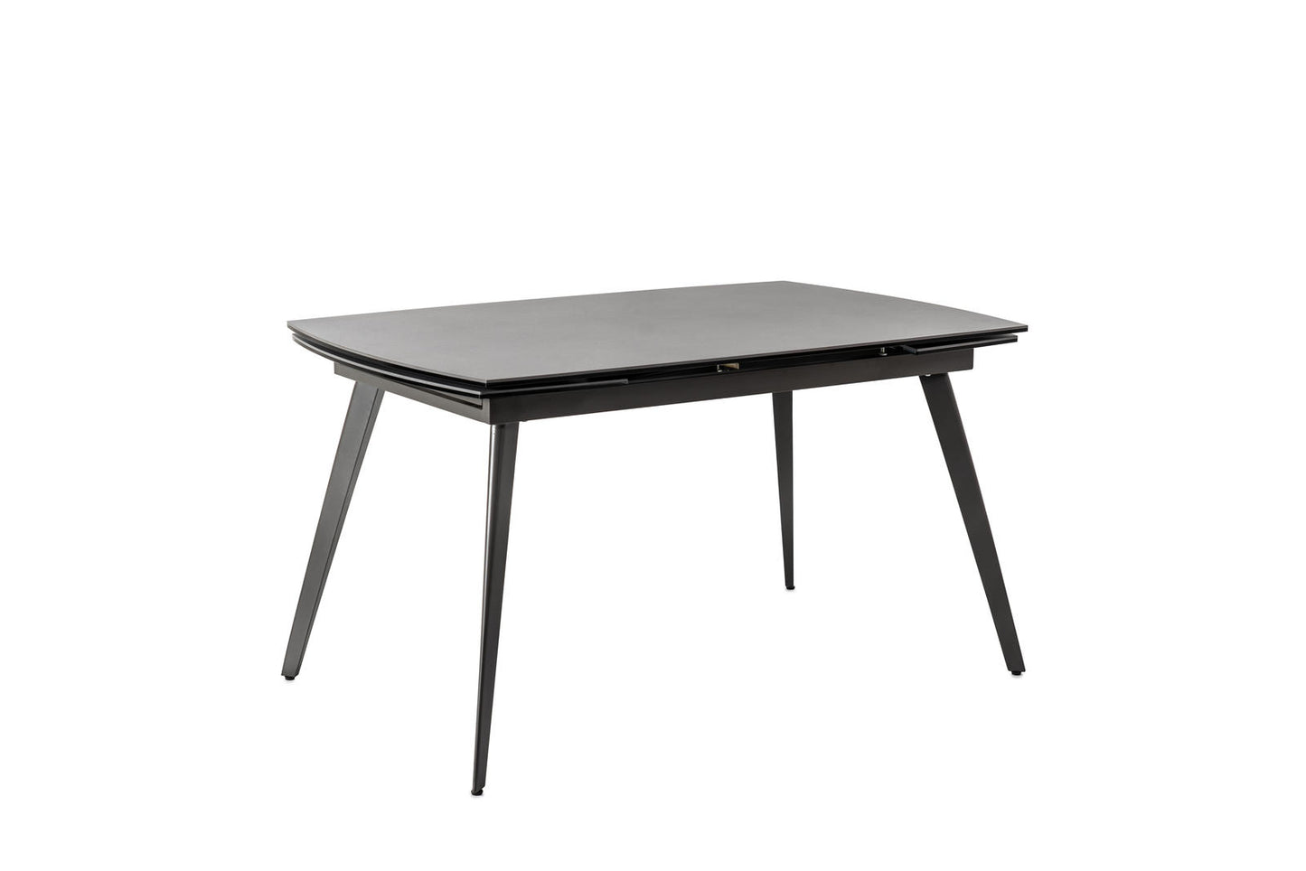 Tavolo allungabile con top in ceramica grigio antracite 140/170/200x90x76h cm