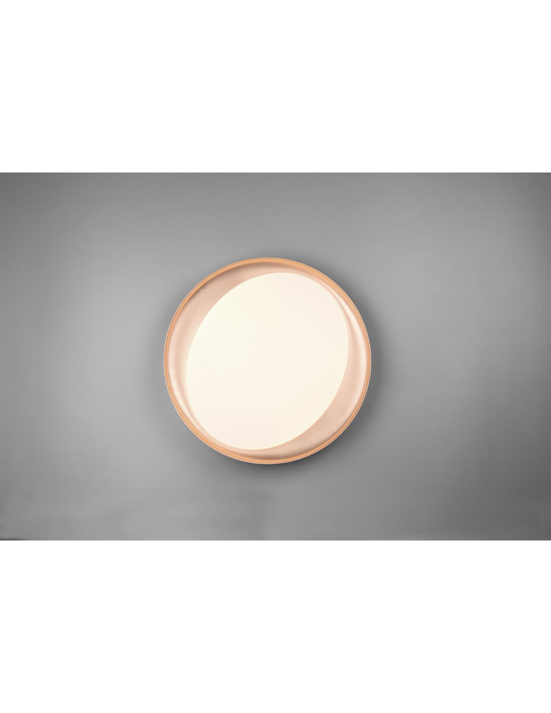 Plafoniera Zeta Led Dimmerabile Ø48 cm Nero E Oro Trio Lighting