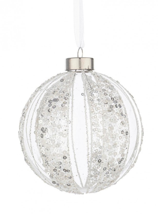 8x Sfera Vt Spangly Bianco