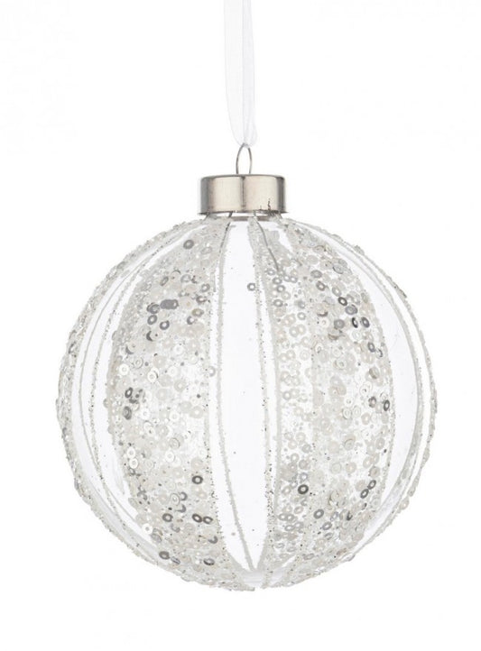 8x Sfera Vt Spangly Bianco