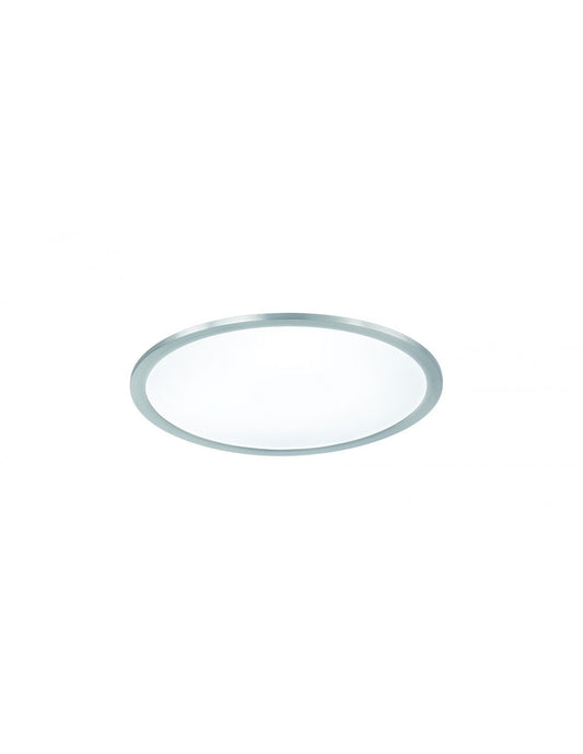 Plafoniera Rotonda Griffin Led Dimmerabile Rgbw Nichel Ø40 cm Trio Lighting
