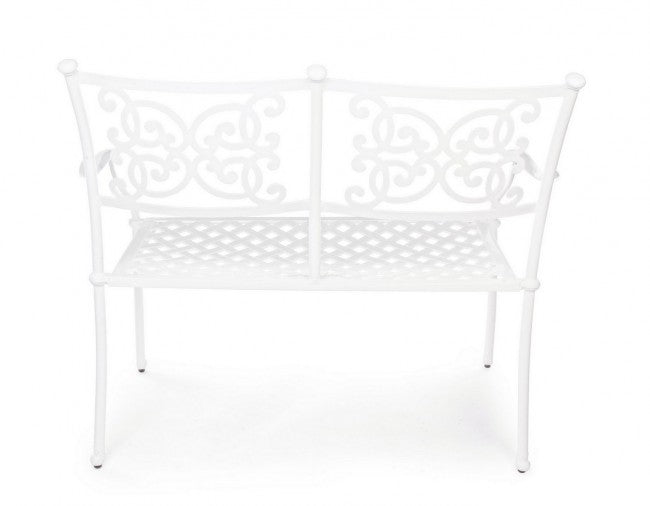 Panca Giglio bianco da esterno cm 110 x 59 x 85 h