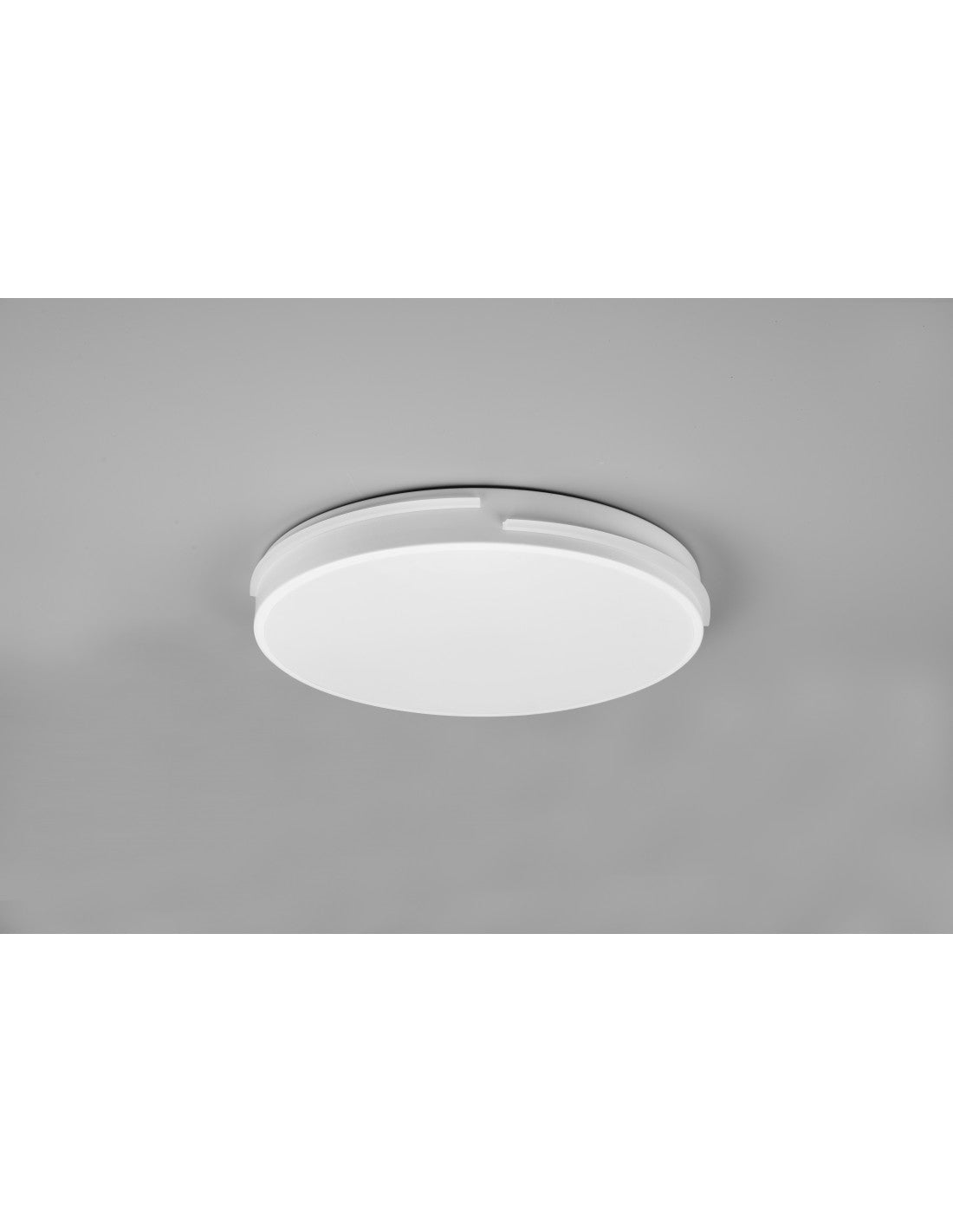 Plafoniera Moderna Tacoma Bianca Led Dimmer 24w Ø40 cm Trio Lighting