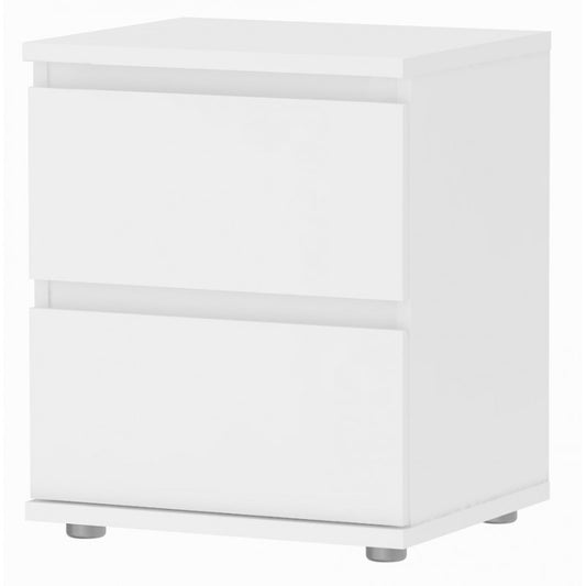 Comodino camera da letto bianco cm 40 x 34 x 48 h