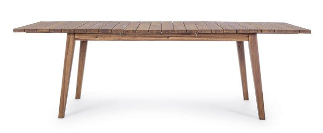 Tavolo per esterno allungabile in legno VARSAVIA 180-240x90x h76 cm