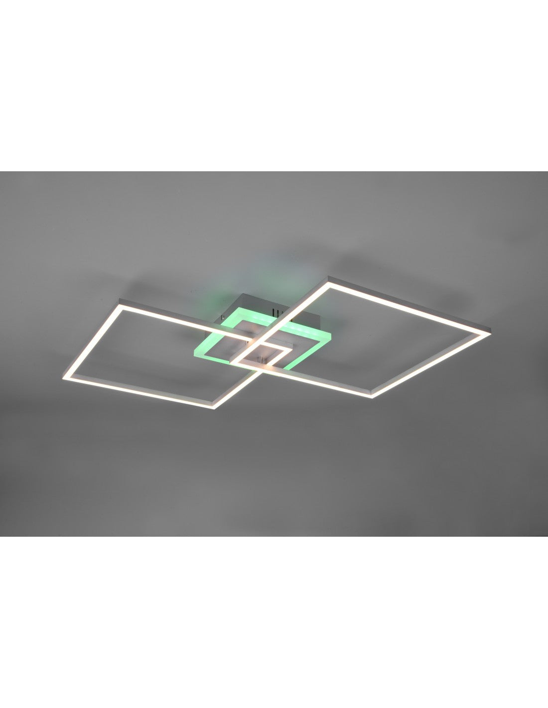 Plafoniera Arribo Quadrati Led Dimmerabile Rgbw Alluminio Trio Lighting