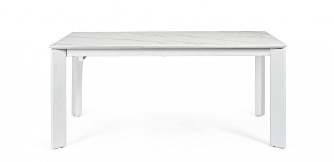 Tavolo allungabile Briva bianco grigio