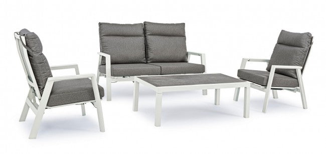 Divano 2 posti reclinabile da esterno 152x81x98h cm
