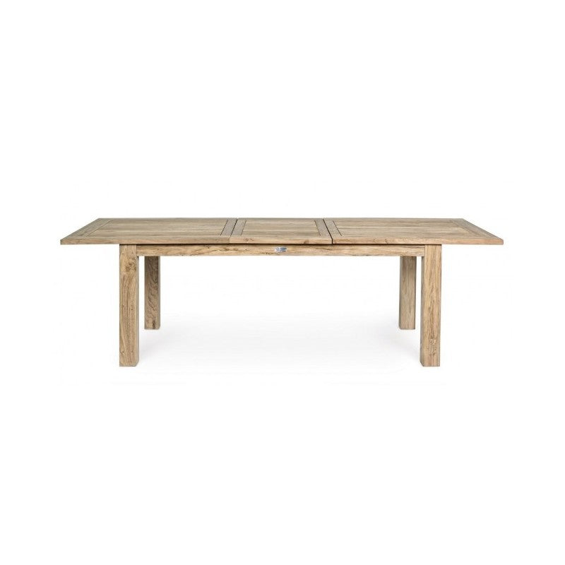 Tavolo da esterno Rettangolare in Legno Teak FSC cm 200/260x 100x h 78