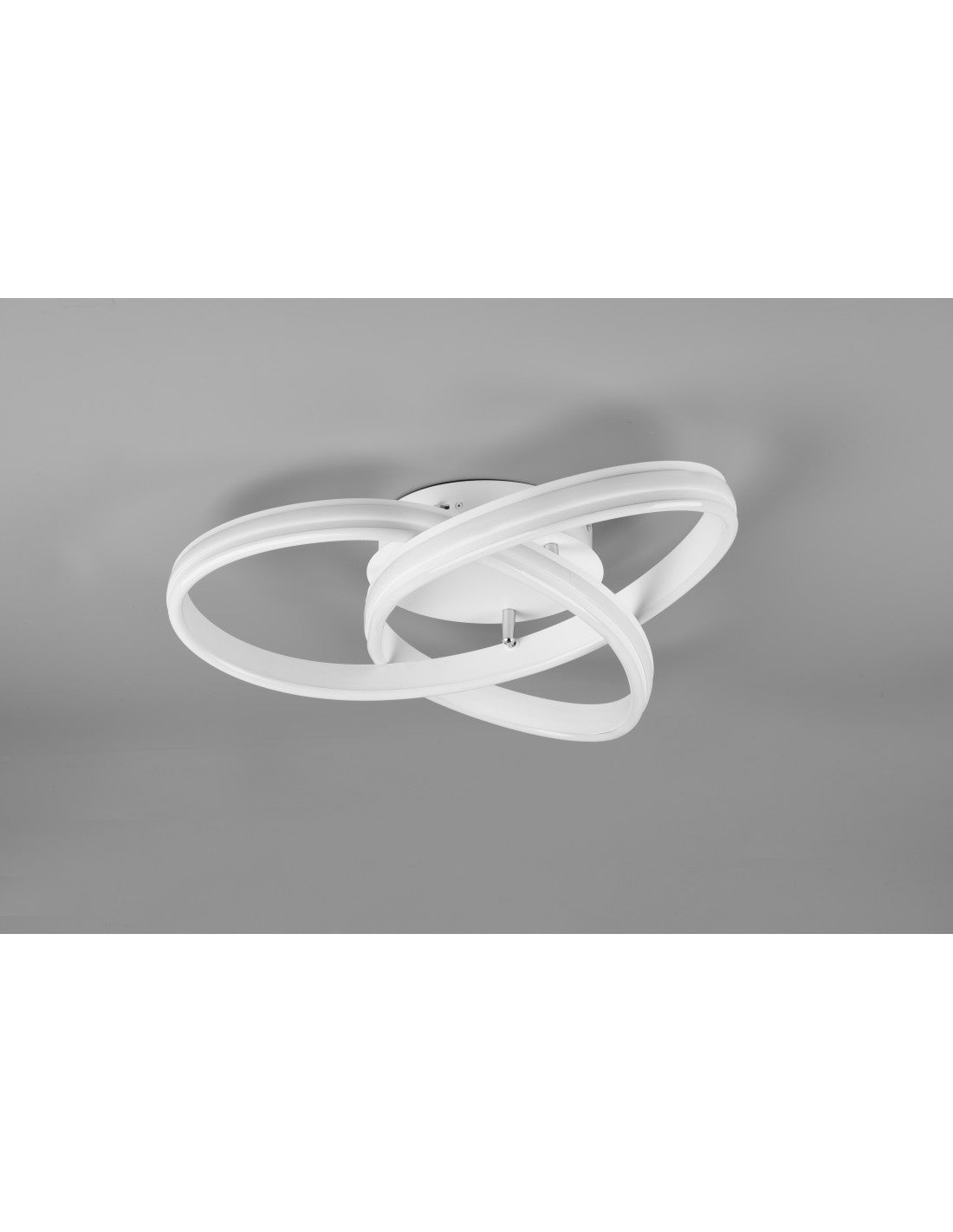 Lampada Soffitto Vortice Moderna Yara Bianco Led Dimmer Trio Lighting