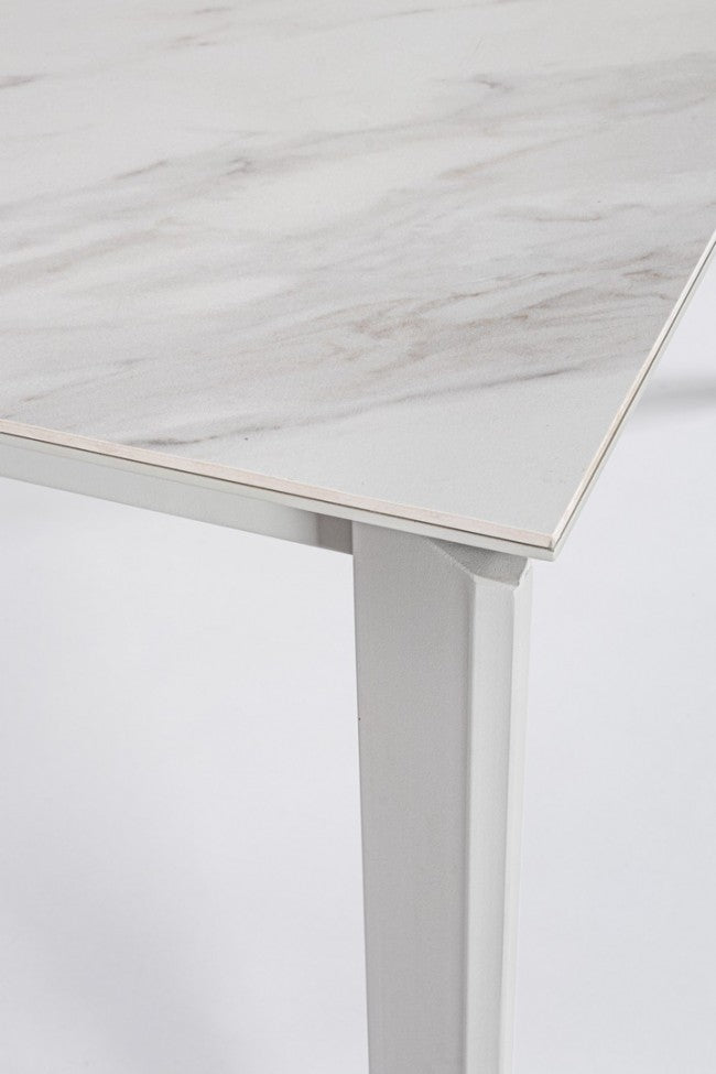 Tavolo allungabile Briva bianco grigio