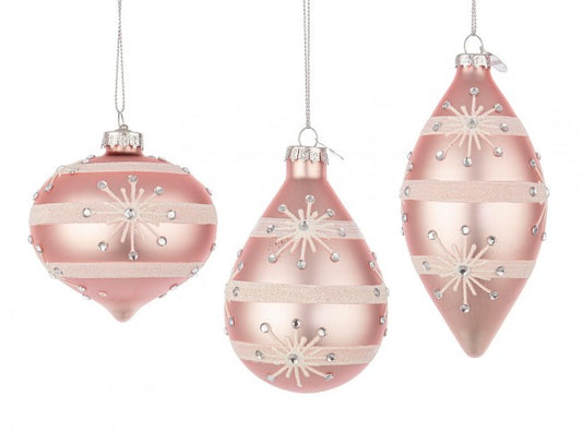 12x Pendaglio Vt Glimmer Oro Rosa Ass3