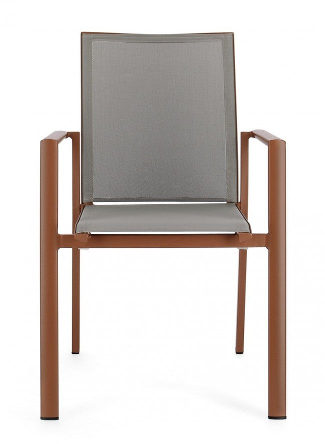 4x Sedia C-Br Konnor Terracotta