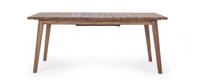 Tavolo per esterno allungabile in legno VARSAVIA 180-240x90x h76 cm