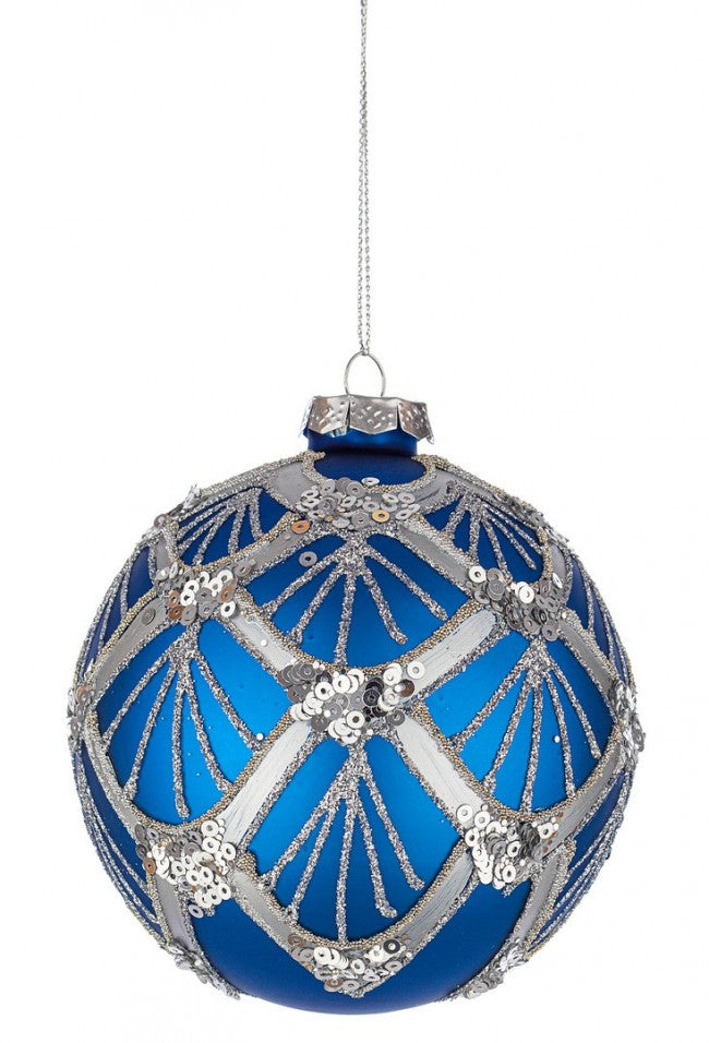 8x Sfera Vt Lux Blu-Argento D100
