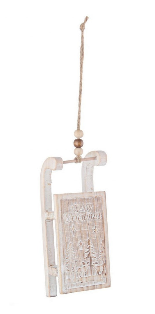 12x Pendaglio Adelaide Slitta Naturale